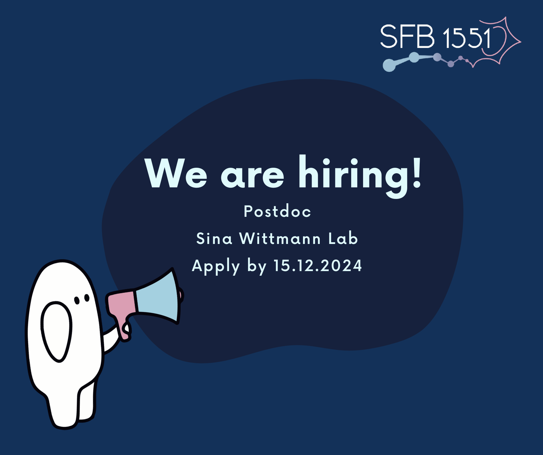 The SFB1551 is hiring